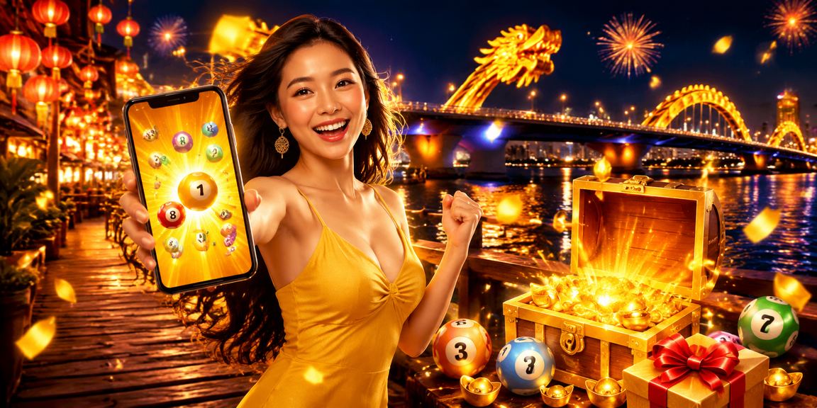 Khung cảnh khu vực chơi xổ số tại Đà Nẵng